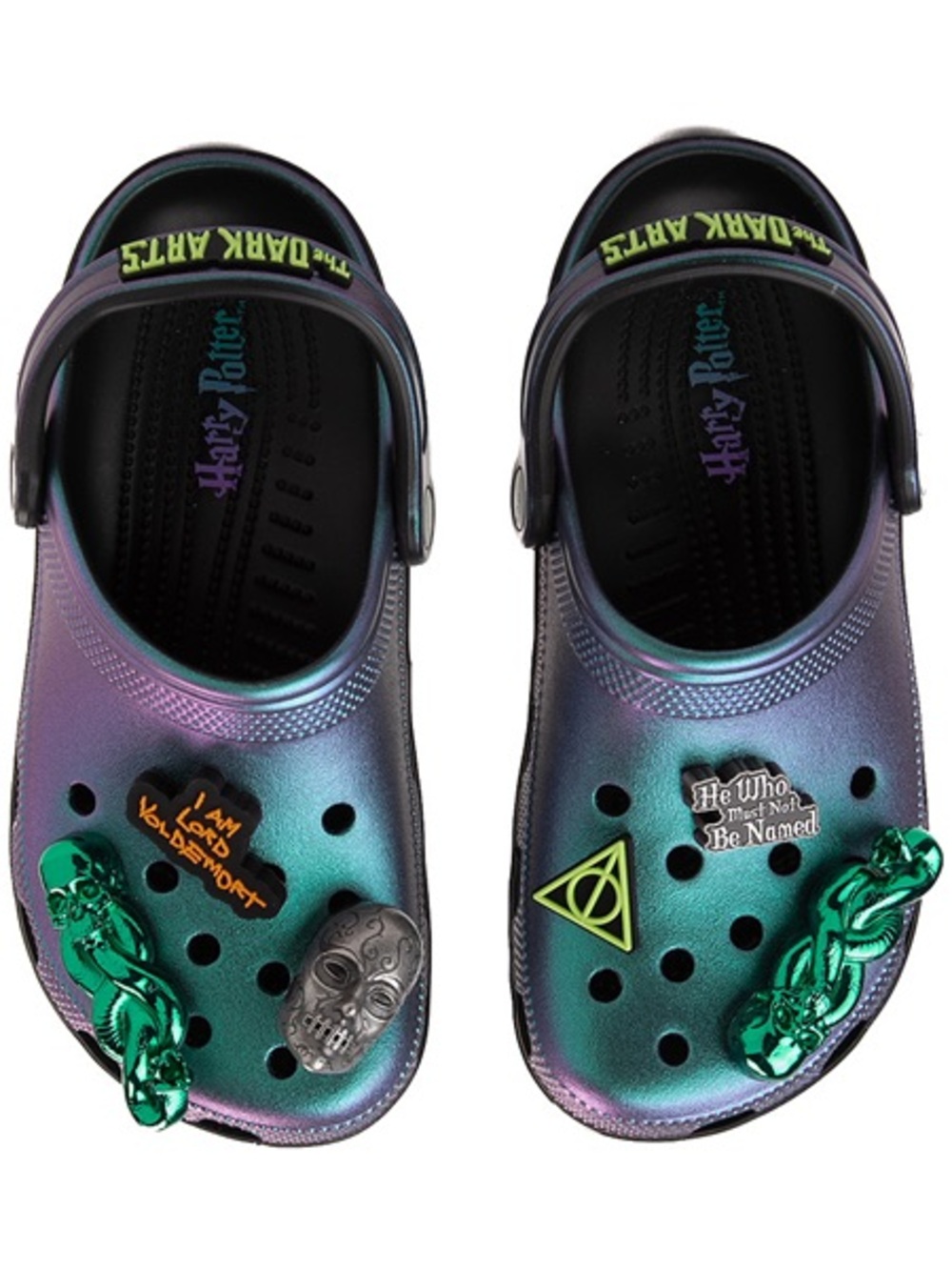 Crocs Men's Classic Clogs Harry Potter Voldemort the Dark Arts Size 11